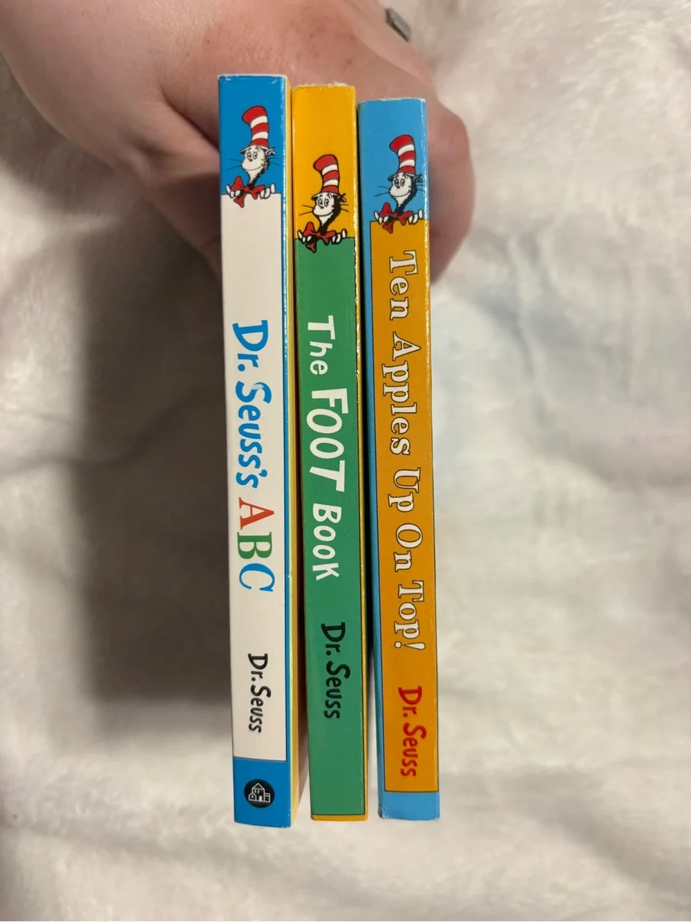 Dr. Seuss Bright-Early Board Books Set ABC, Foot Book, Ten Apples